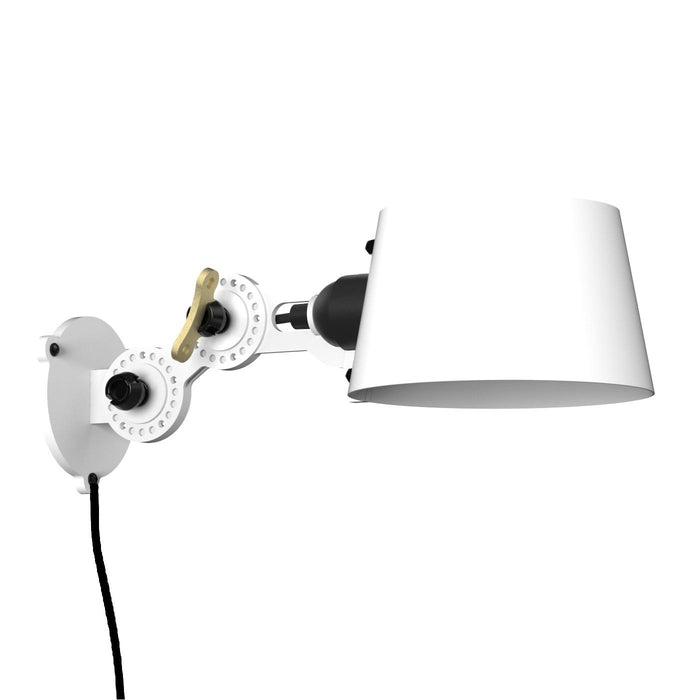 Bolt Sidefit Mini wandlamp met stekker Pure White