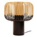 Forestier Bamboo Light tafellamp large zwart