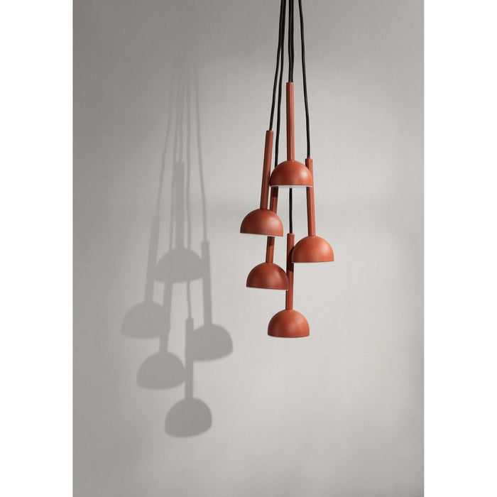 Northern Blush hanglamp LED Ø9 rood
