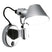 Tolomeo Micro Faretto wandlamp LED dimbaar 3000K