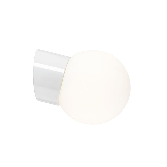 Ifö Electric Classic Globe wandlamp porselein wit IP54 150mm LED