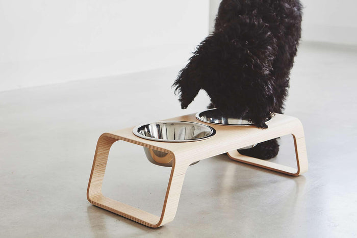 Desco hondenvoerbak medium essen naturel