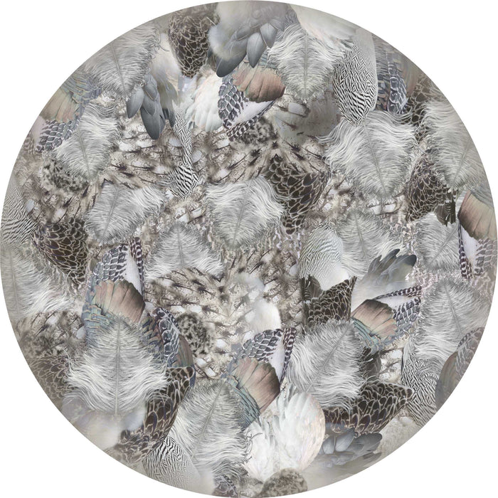 Moooi Carpets Dodo Pavone vloerkleed Ø250 polyamide grijs