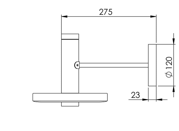 Beads 35 wandlamp LED downlight install zwart
