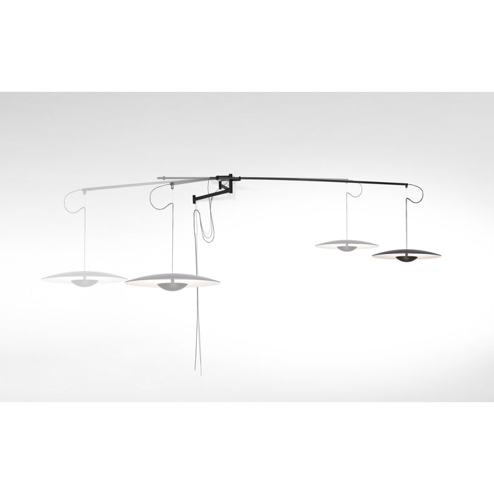 Marset Ginger A XL 42 wandlamp LED wengé|wit