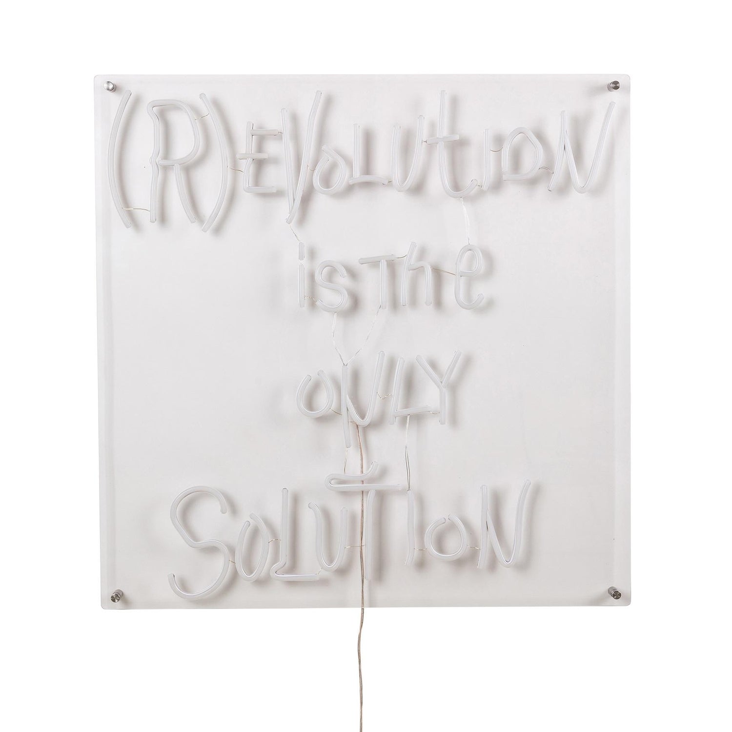 LED wandlamp (R)evolution is the only solution