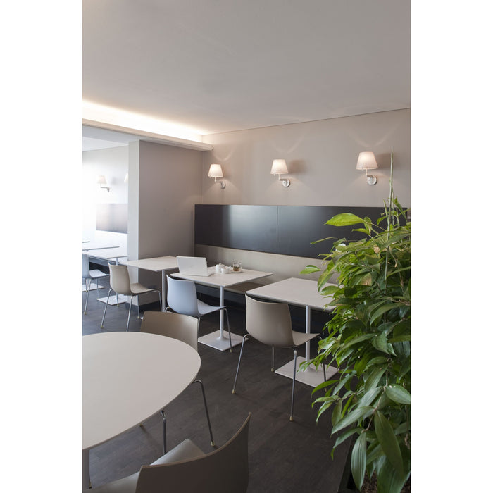 Melampo wandlamp met schakelaar aluminium