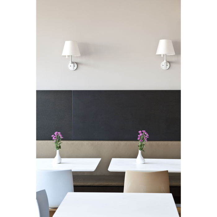 Melampo wandlamp met schakelaar aluminium