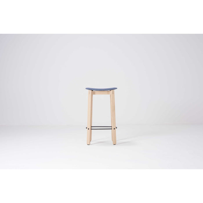 Nora barkruk zonder leuning whitewash Main Line Flax Russel