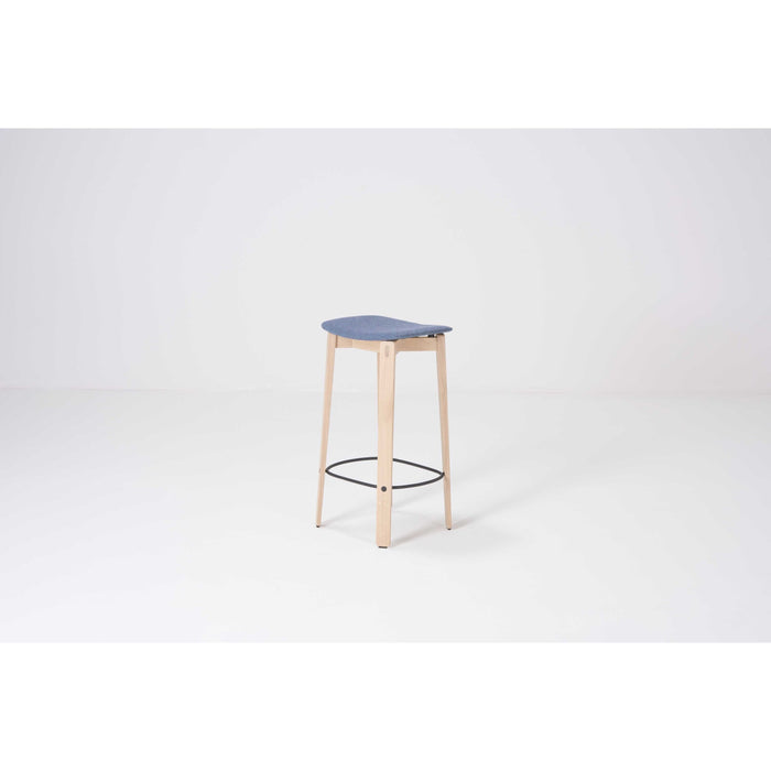 Nora barkruk zonder leuning whitewash Main Line Flax Russel