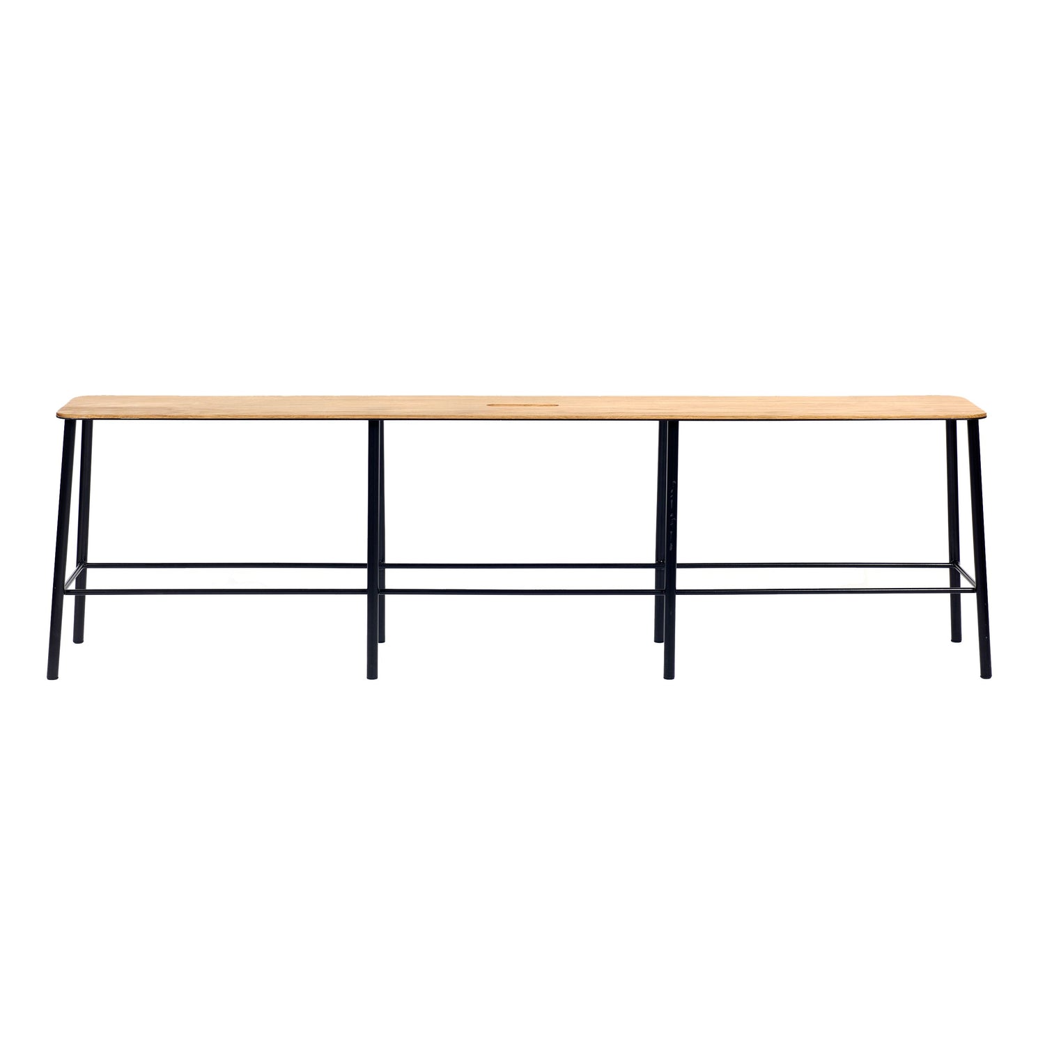 Frama Adam eetbank 160 eiken|zwart