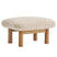 Audo Copenhagen Brasilia voetenbank naturel eiken Sheepskin Naturel