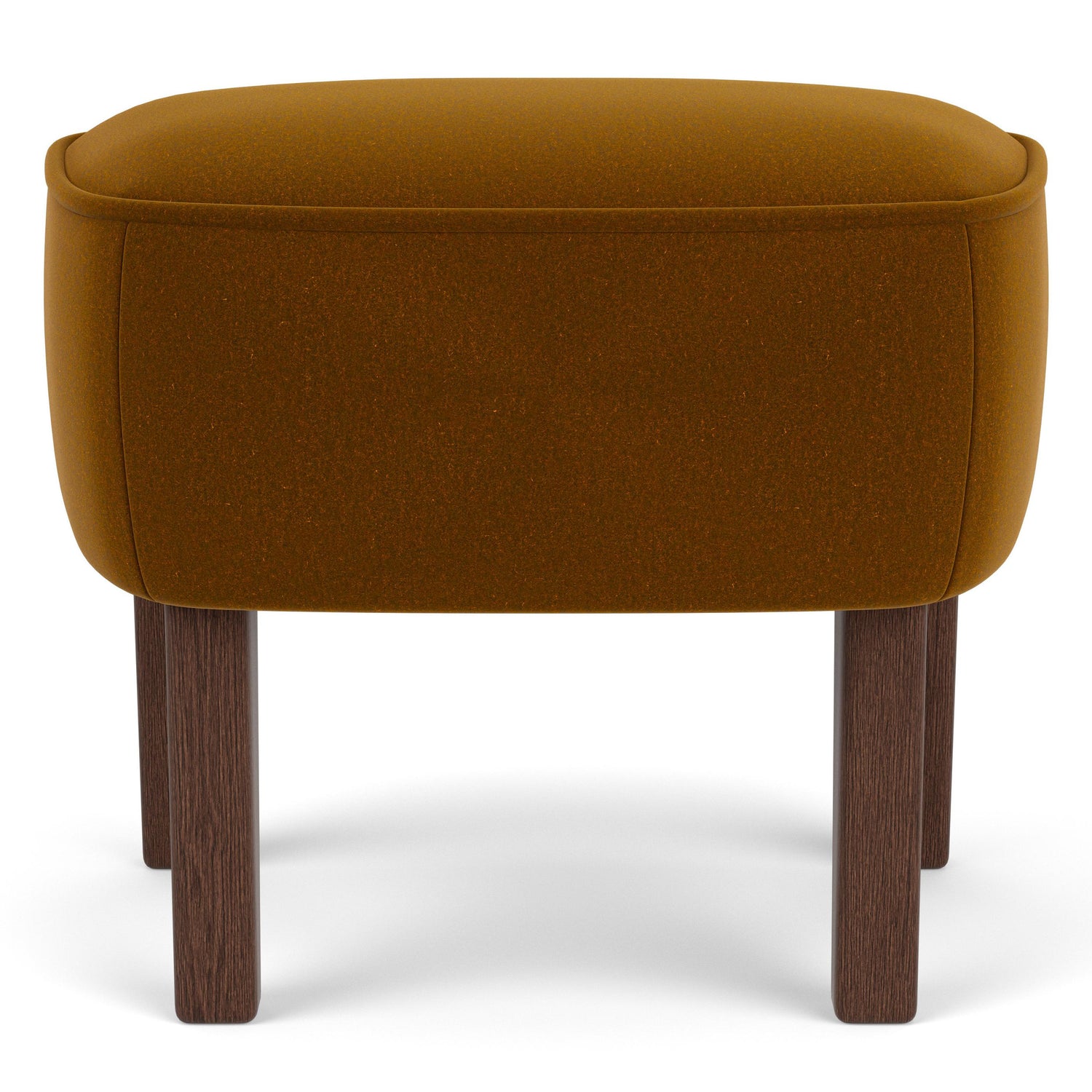 Audo Copenhagen Ingeborg voetenbank donker eiken Grand Mohair 2600