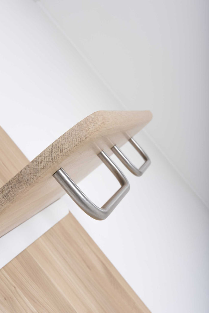 Ena wandkapstok whitewash