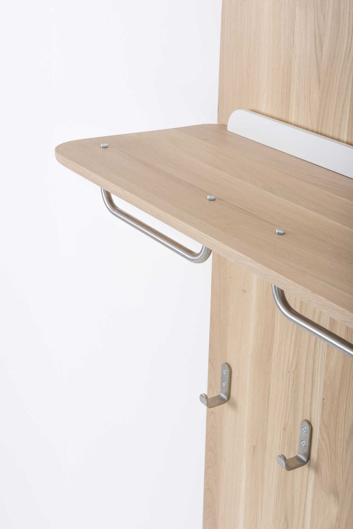 Ena wandkapstok whitewash