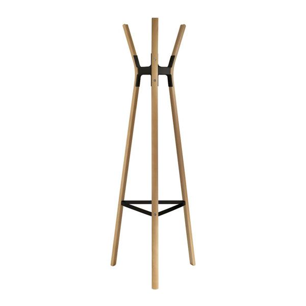 Steelwood Coat Stand kapstok zwart|beuken