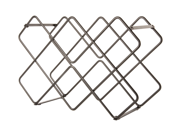 present time - Wijnrek Diamonds - Zwart - 40,5x15,5x27,5cm