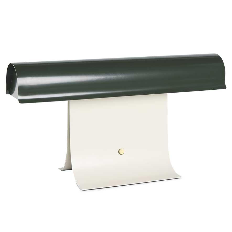 Northern Archive tafellamp B50 LED donkergroen|lichtgrijs