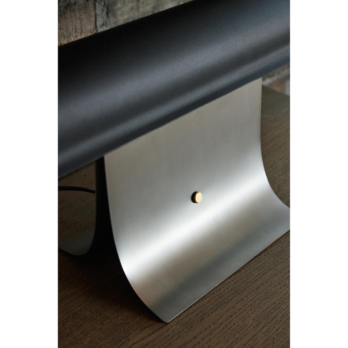 Northern Archive tafellamp B50 LED donkergroen|lichtgrijs