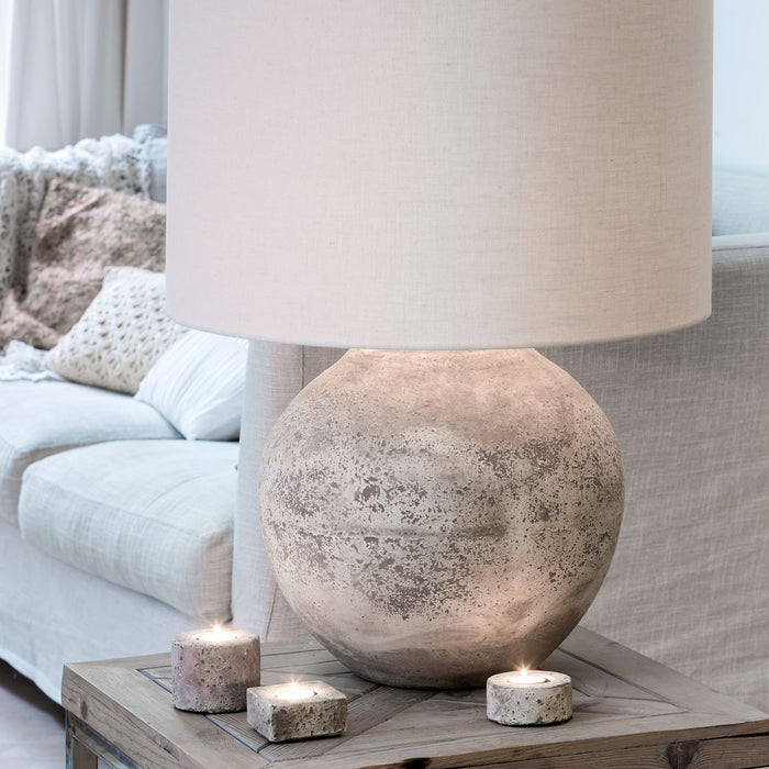 Light & Living Cilinder lampenkap Livigno - Wit - Ø50x38cm