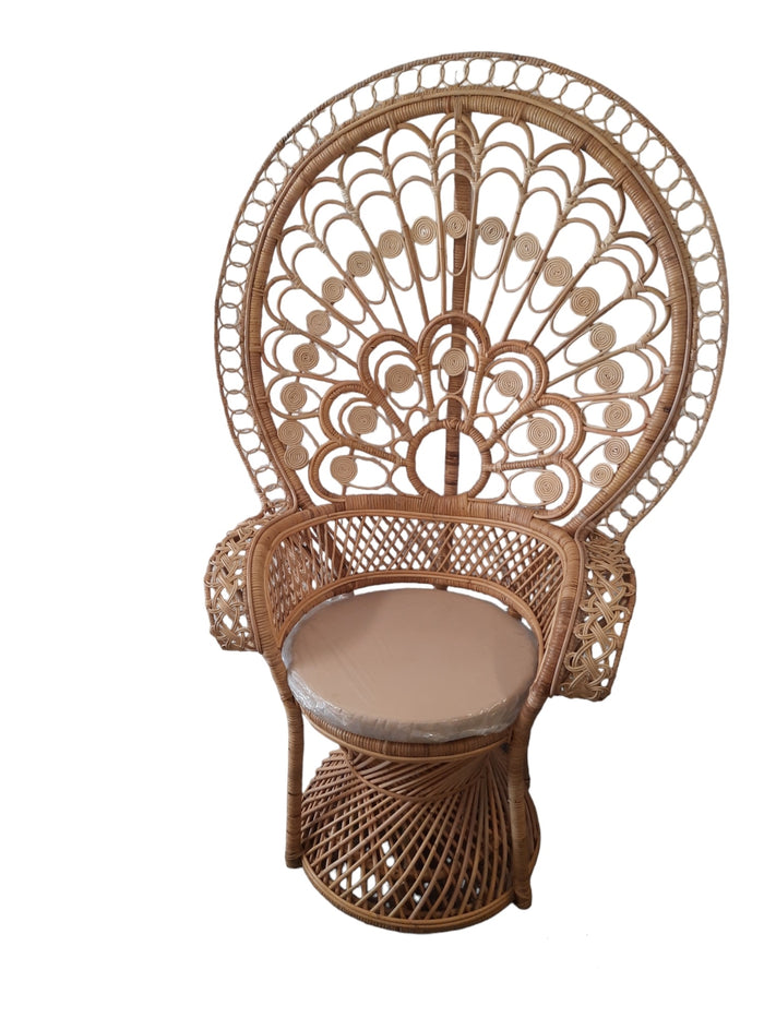 FURNILUX-Peacock stoel-Rotan-110 x 55 x 160 cm
