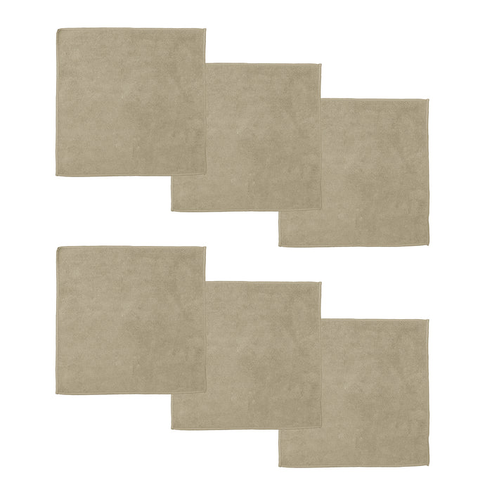 DDDDD microvezeldoek Billie - 30x30 cm - Sand - 6 stuks