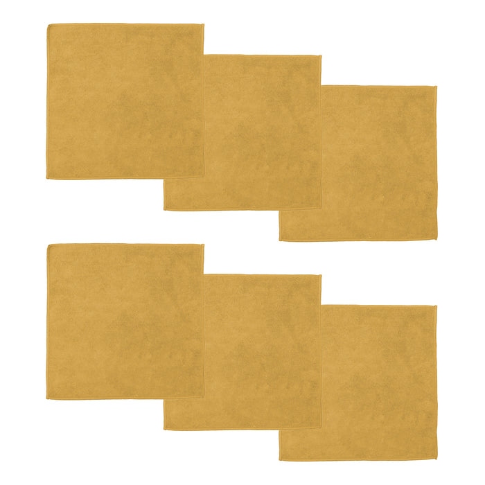 DDDDD microvezeldoek Billie - 30x30 cm - Yellow - 6 stuks