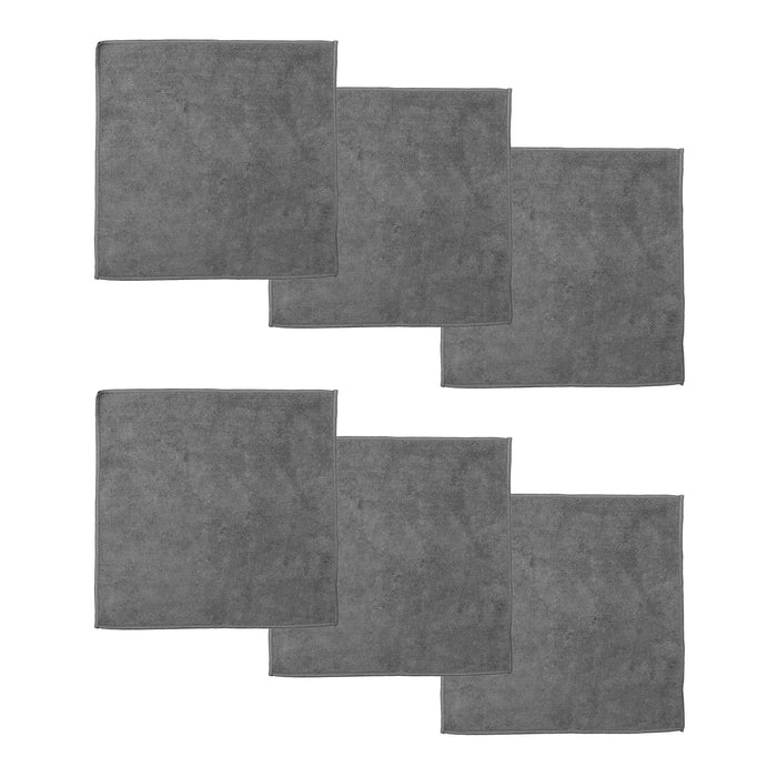 DDDDD microvezeldoek Billie - 30x30 cm - Grey - 6 stuks