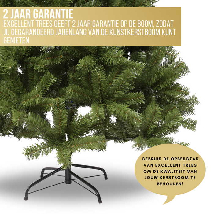 Excellent Trees® Oppdal 120 cm - Slanke Kunstkerstboom - Groen