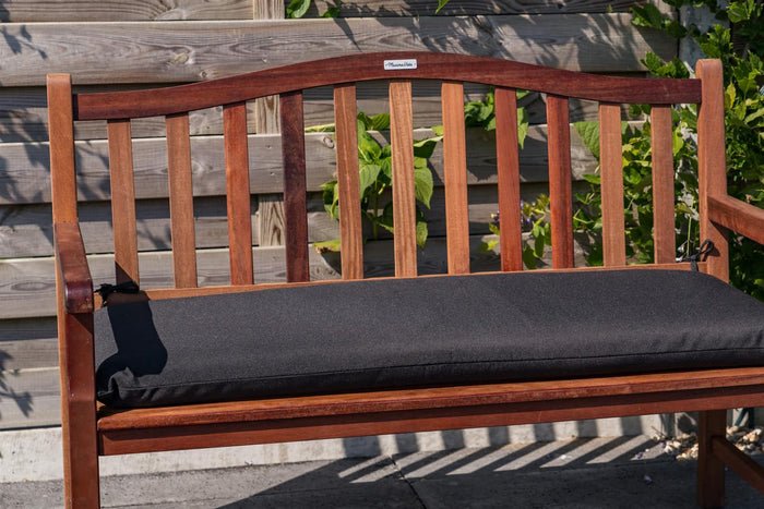 MaximaVida bankkussen Havana zwart 180 x 48 x 8 cm - waterafstotend