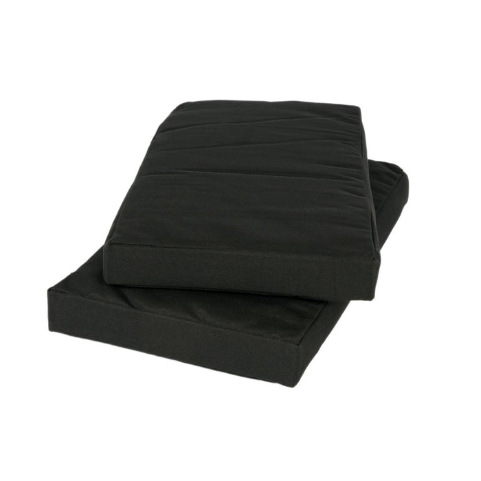 MaximaVida picknicktafel kussen Havana zwart 55 cm - 4 stuks