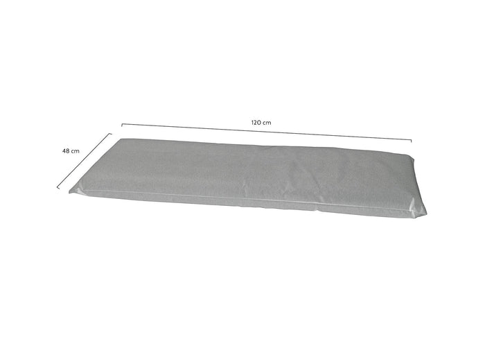 MaximaVida bankkussen Havana zwart 120 x 48 x 8 cm - waterafstotend