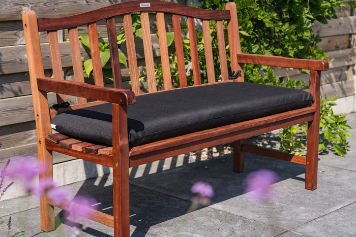 MaximaVida bankkussen Havana zwart 120 x 48 x 8 cm - waterafstotend