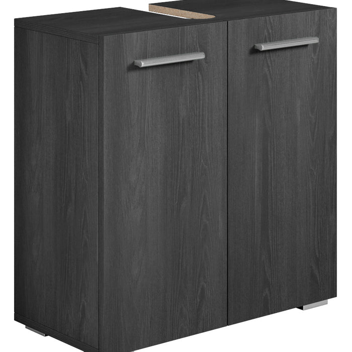 Badplaats Wastafelkast Jupiter 60 x 30 x 60 cm - Zwart Houtnerf