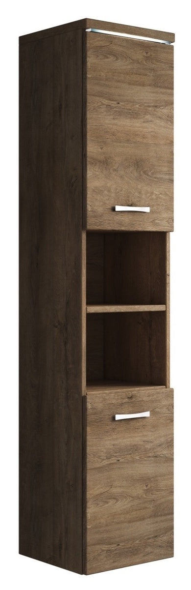 Badplaats Badkamerkast Paso 35 x 35 x 160 cm - Bruin Eiken