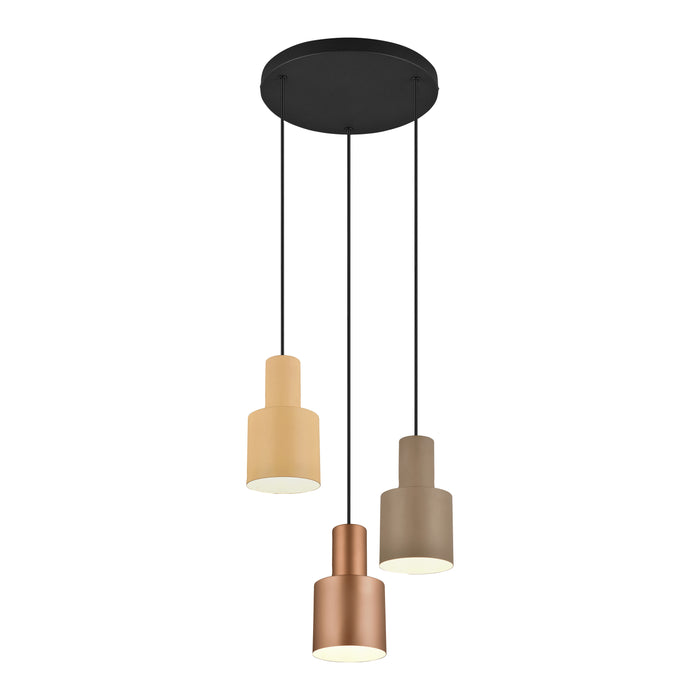 TRIO Agudo Hanglamp Multicolor - 3x E27