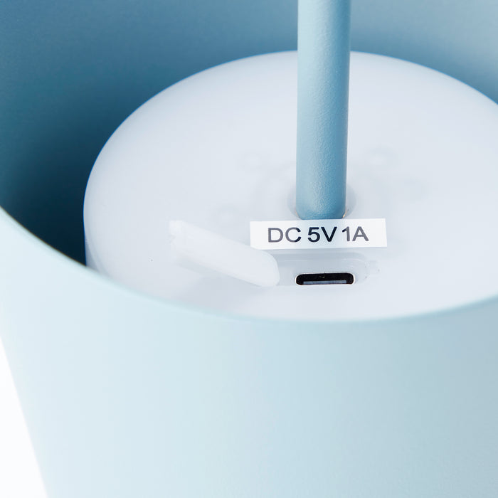 Brilliant Kaami Tafellamp - Ø 10 cm - Blauw