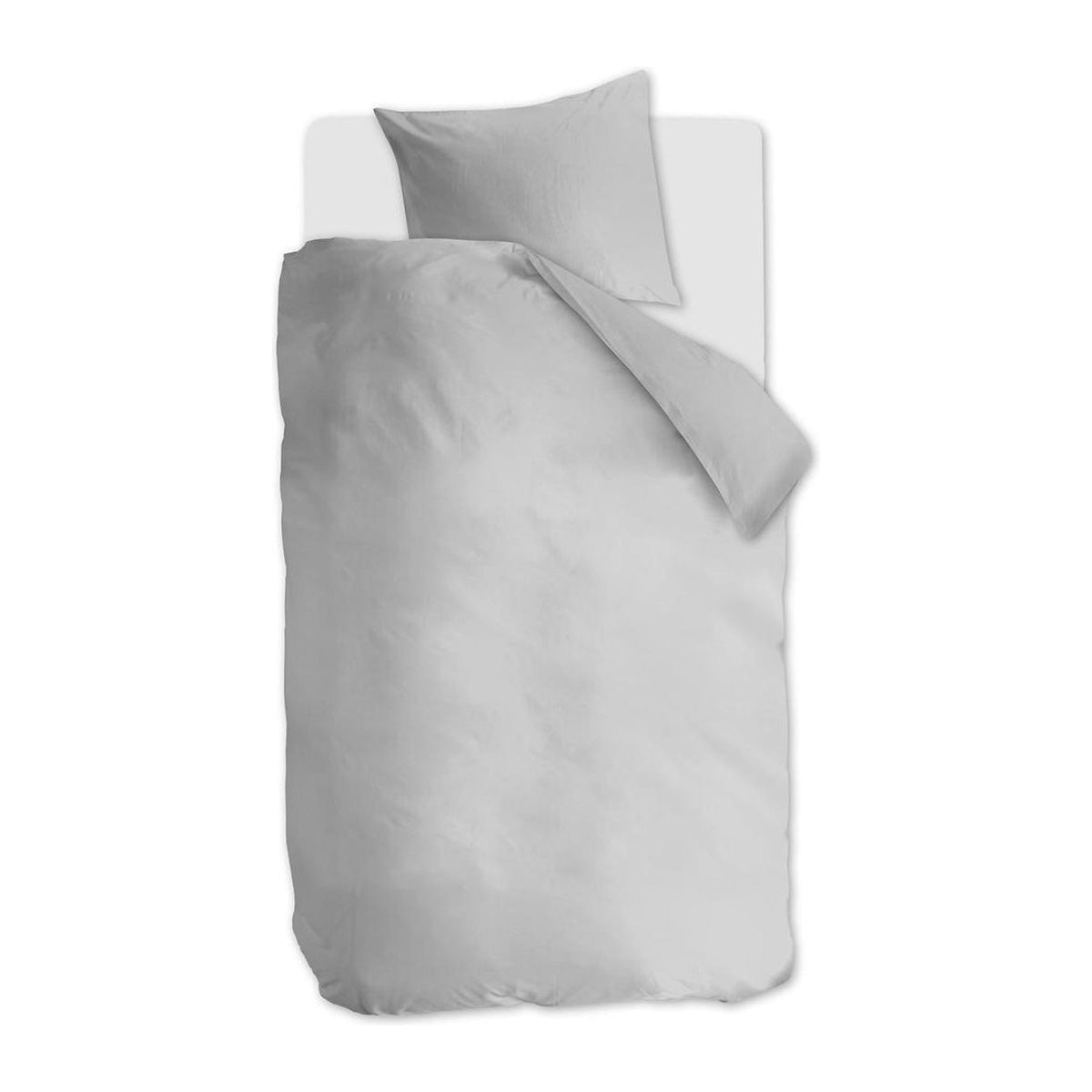 Beddinghouse Organic Basic Dekbedovertrek 140 x 200/220 cm - Light Grey