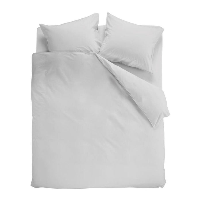 Beddinghouse Organic Basic Dekbedovertrek 200 x 200/220 cm - Light Grey
