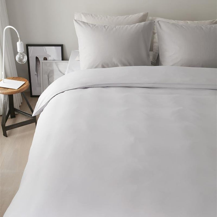 Beddinghouse Organic Basic Dekbedovertrek 200 x 200/220 cm - Light Grey