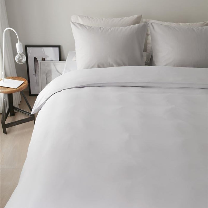 Beddinghouse Organic Basic Dekbedovertrek 240 x 200/220 cm - Light Grey