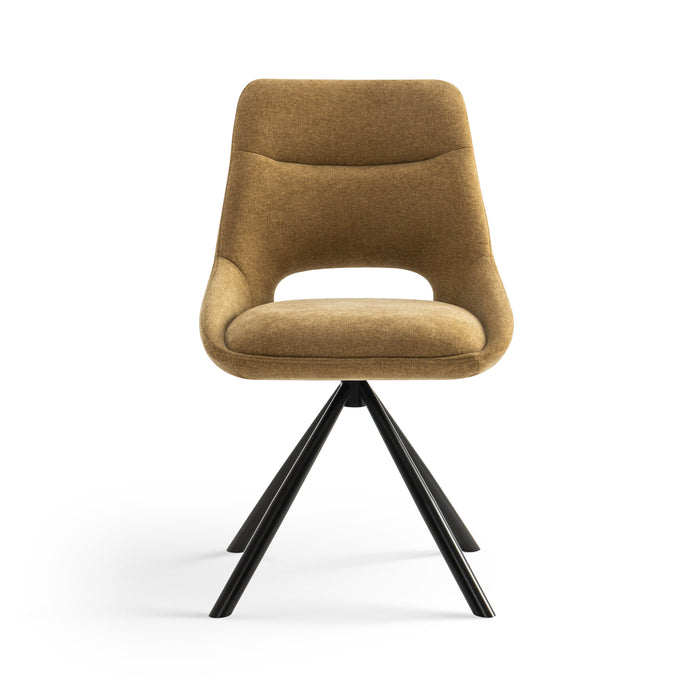 Furnihaus Eetkamerstoel Tosca Mosterd Geel Stof