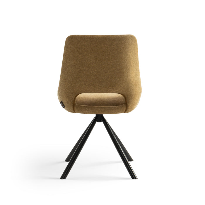 Furnihaus Eetkamerstoel Tosca Mosterd Geel Stof