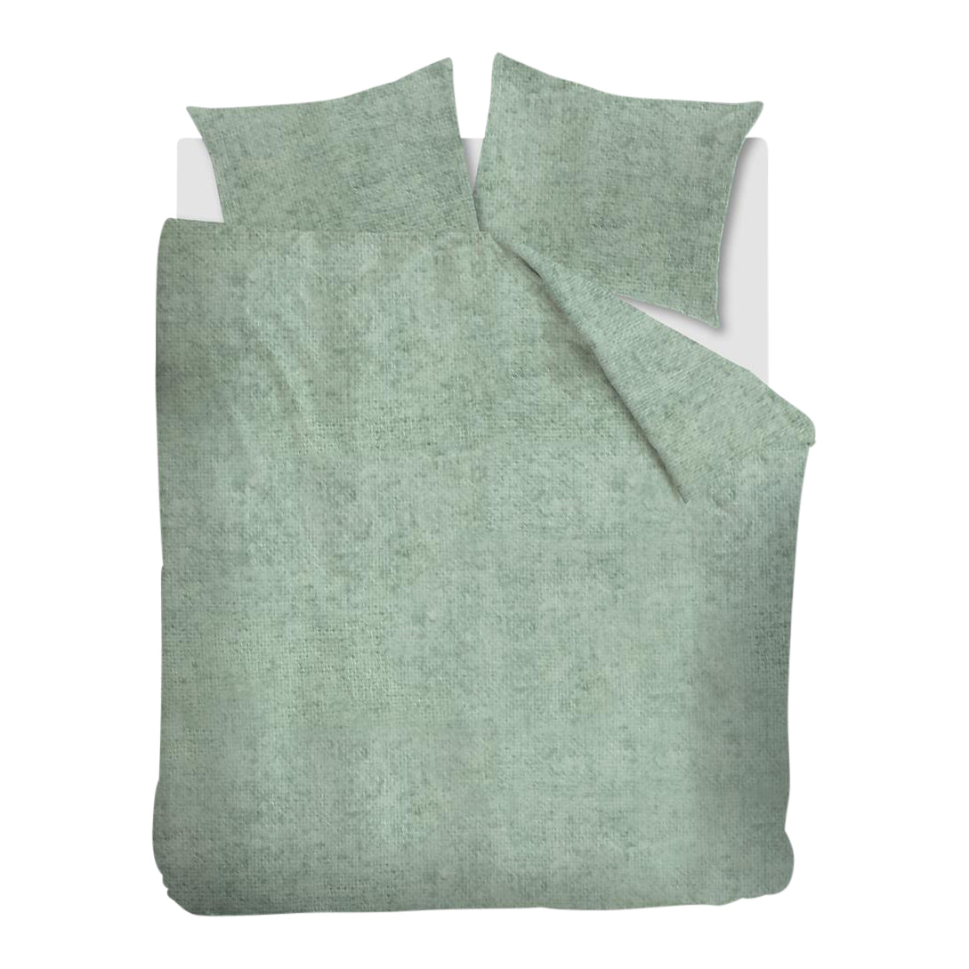 Beddinghouse Frost Dekbedovertrek 240 x 200/220 cm - Grijsgroen