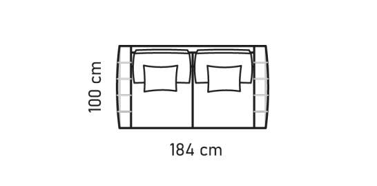 Bente 2,5-Seater simply beige 1244