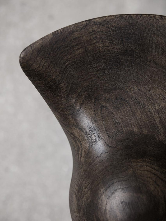 Audo Copenhagen ML42 barkruk H73 gezeept eiken, roestvrijstaal