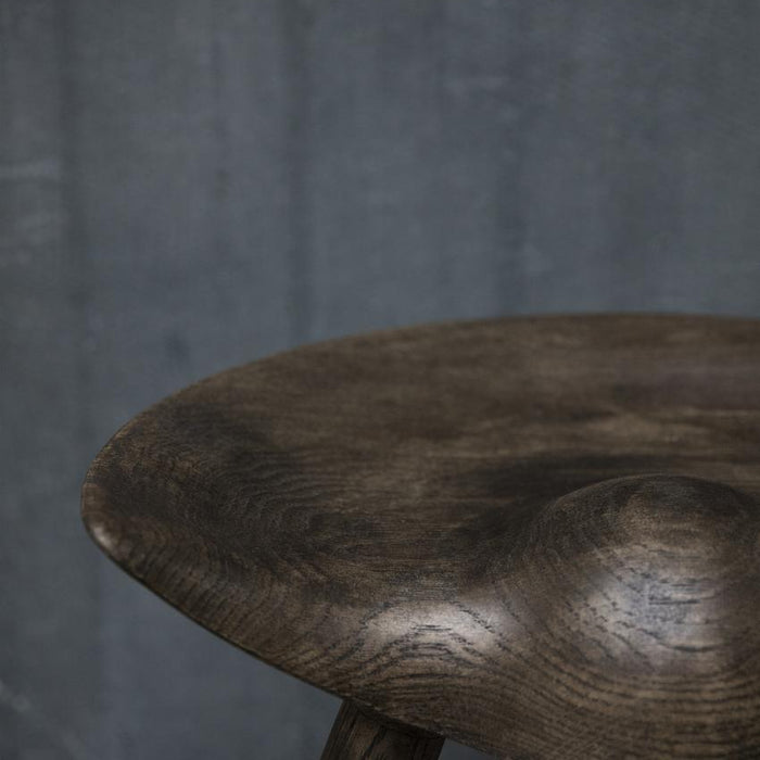 Audo Copenhagen ML42 barkruk H73 gezeept eiken, roestvrijstaal