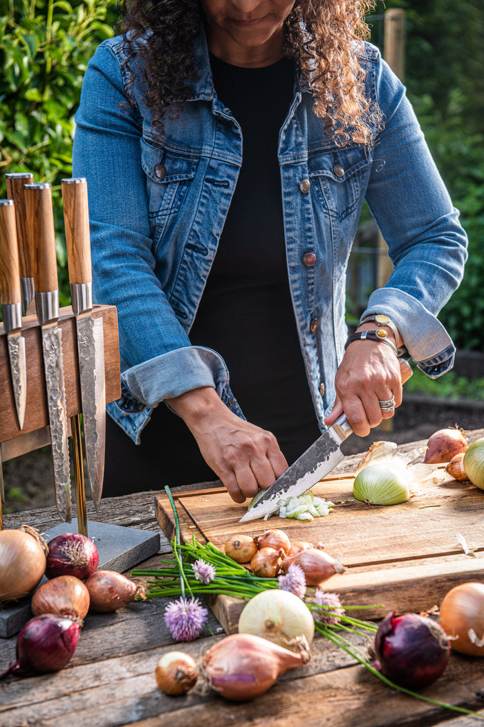 Forged Olive koksmes 16 cm