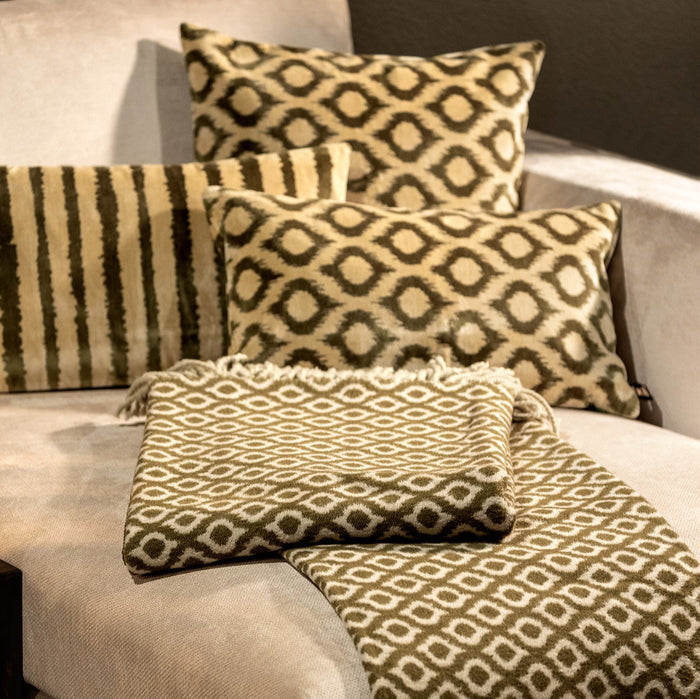 ISABELLA | Plaid | 150x200 cm Military Olive | Groen | Uni | Hoii