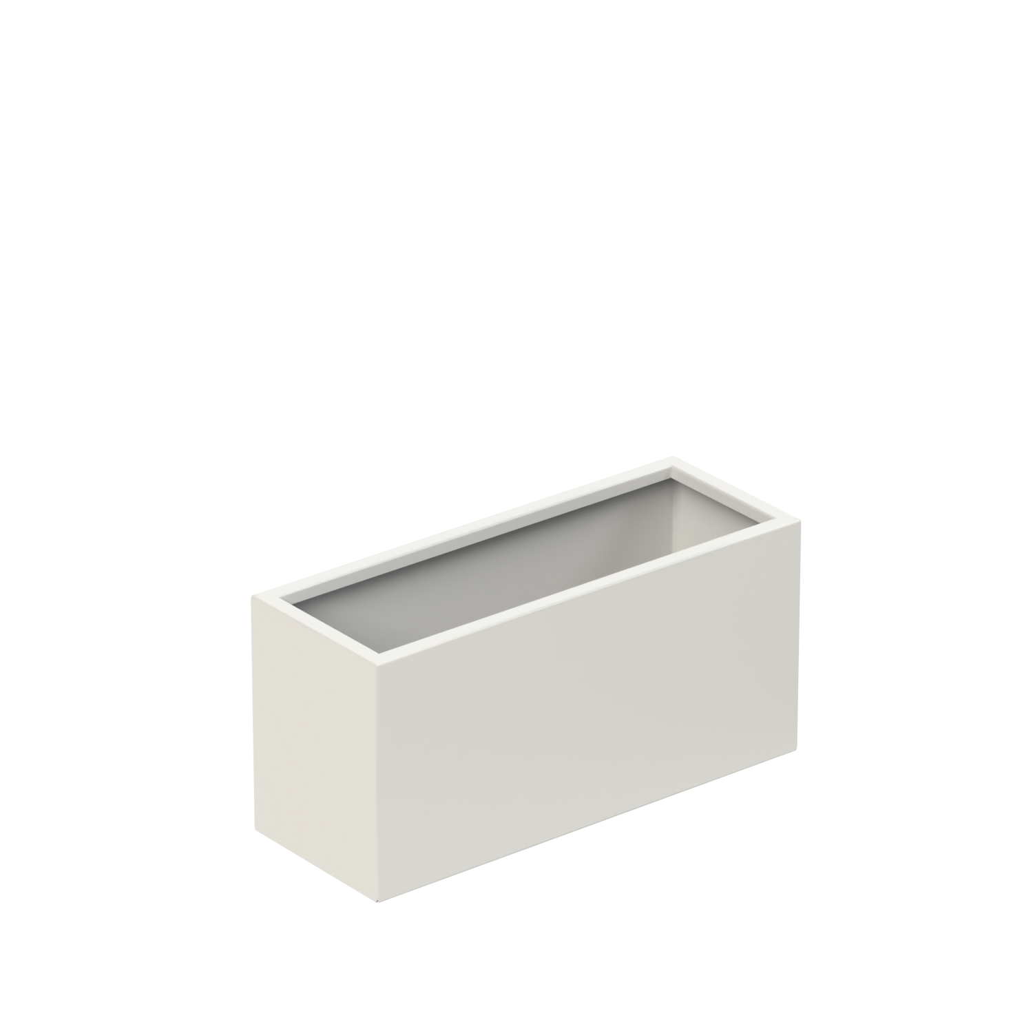 SENZZO plantenbak Aluminium 80x30x40 CM (LxBxH) RAL9010 mat